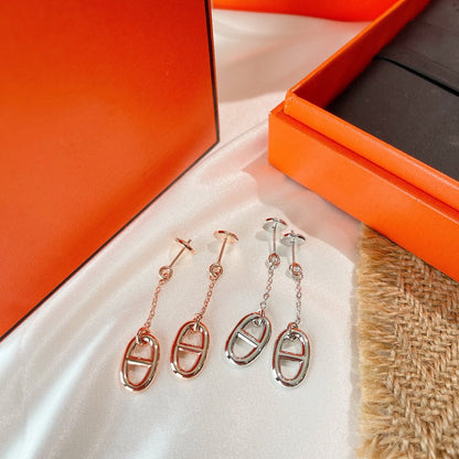 [Okajuri Jewelry]CHAINE TASSEL EARRINGS