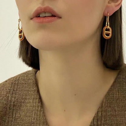 [Okajuri Jewelry]HM O'MAILLON GOLD EARRINGS