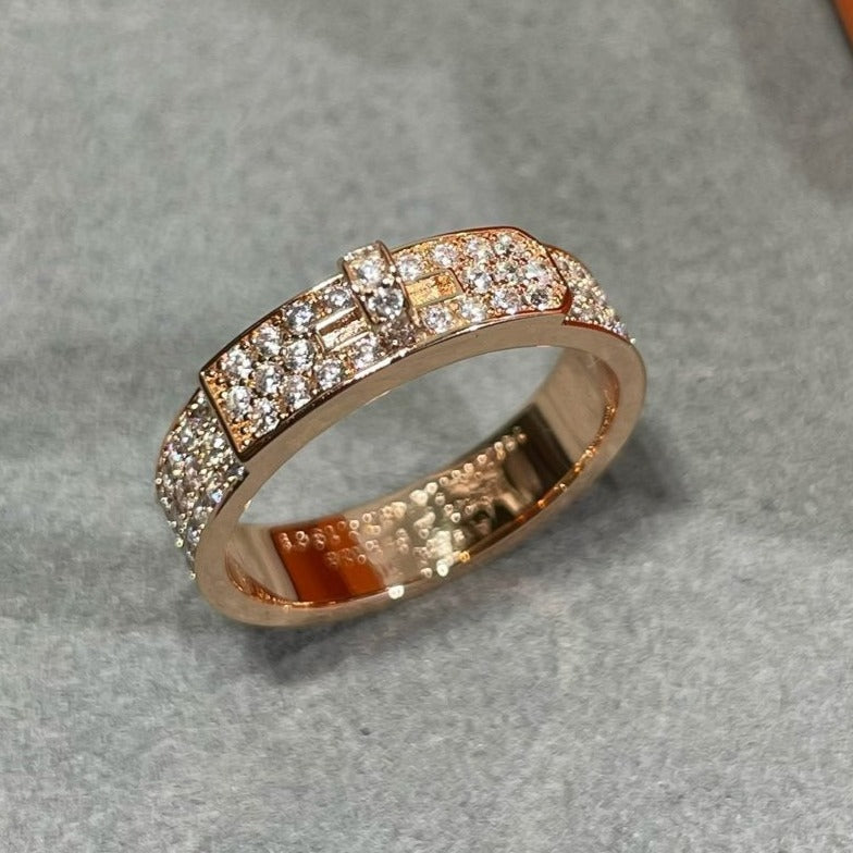 [Okajuri Jewelry]KELLY PINK GOLD DIAMOND RING