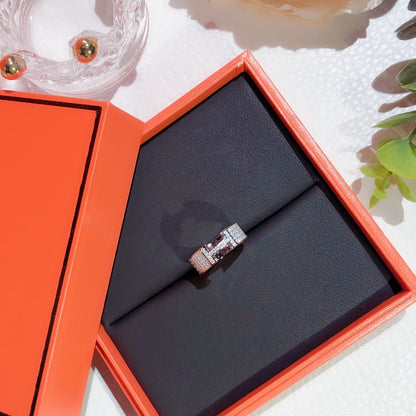 [Okajuri Jewelry]H RING FULL DIAMOND