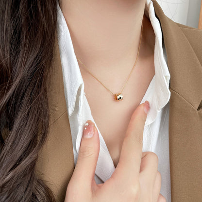 [Okajuri Jewelry]BEE MINI PEDANT DIAMOND NECKLACE