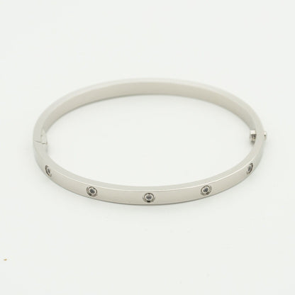 [Okajuri Jewelry]LOVE BRACELET 3.65MM 10 DIAMONDS