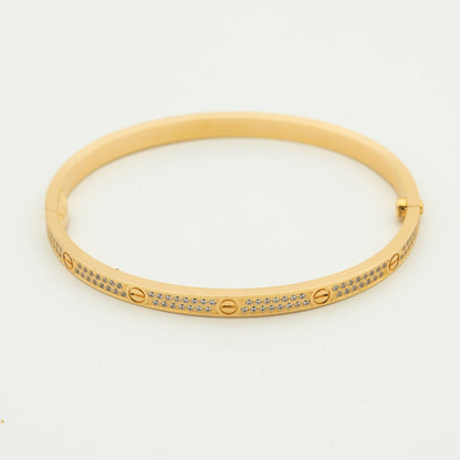 [Okajuri Jewelry]LOVE BRACELET 3.65MM DIAMOND-PAVED