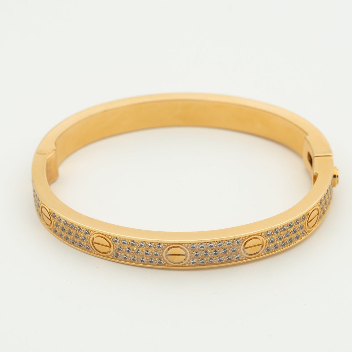 [Okajuri Jewelry]LOVE BRACELET 6.1MM DIAMOND-PAVED