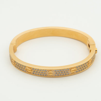 [Okajuri Jewelry]LOVE BRACELET 6.1MM DIAMOND-PAVED