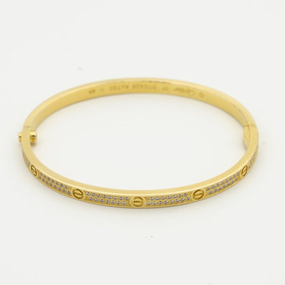 [Okajuri Jewelry]LOVE BRACELET 3.65MM DIAMOND-PAVED