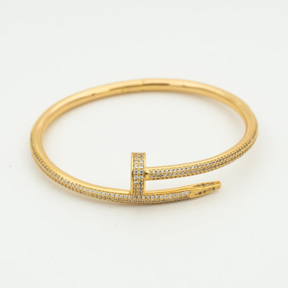 [Okajuri Jewelry]JUSTE BRACELET 3.5MM ALL DIAMONDS