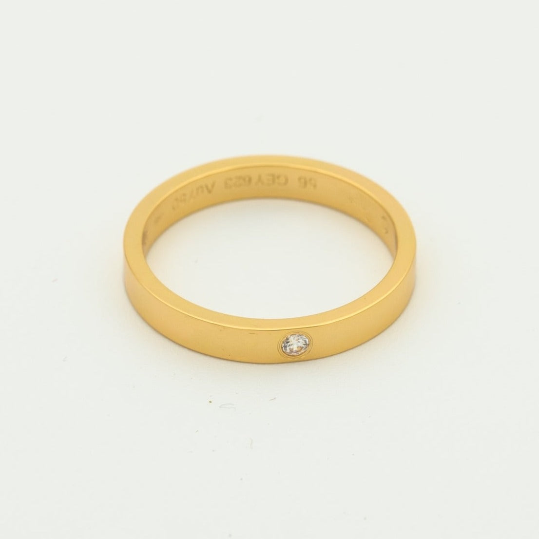 [Okajuri Jewelry]LOVE RING 4MM 1 DIAMOND