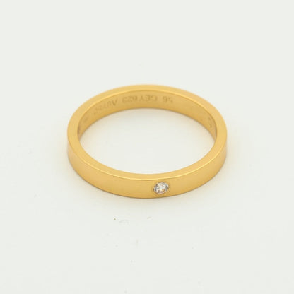 [Okajuri Jewelry]LOVE RING 4MM 1 DIAMOND