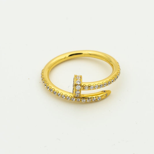 [Okajuri Jewelry]JUSTE RING 1.8MM GOLD DIAMONDS