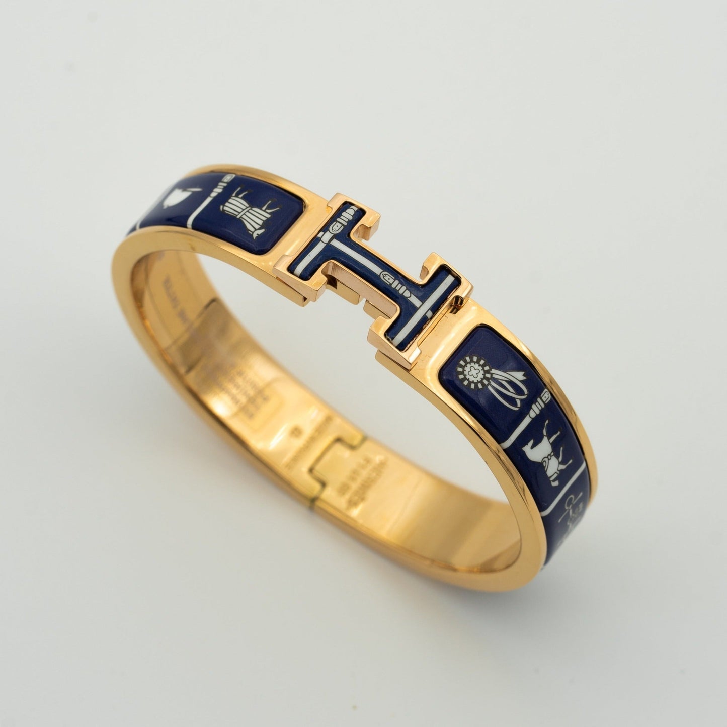 [Okajuri Jewelry]H BRACELET BLUE CERAMIC