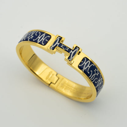 [Okajuri Jewelry]H BRACELET BLACK MULTICOLOR