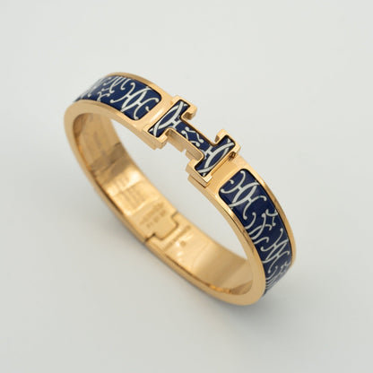 [Okajuri Jewelry]H BRACELET BLACK MULTICOLOR