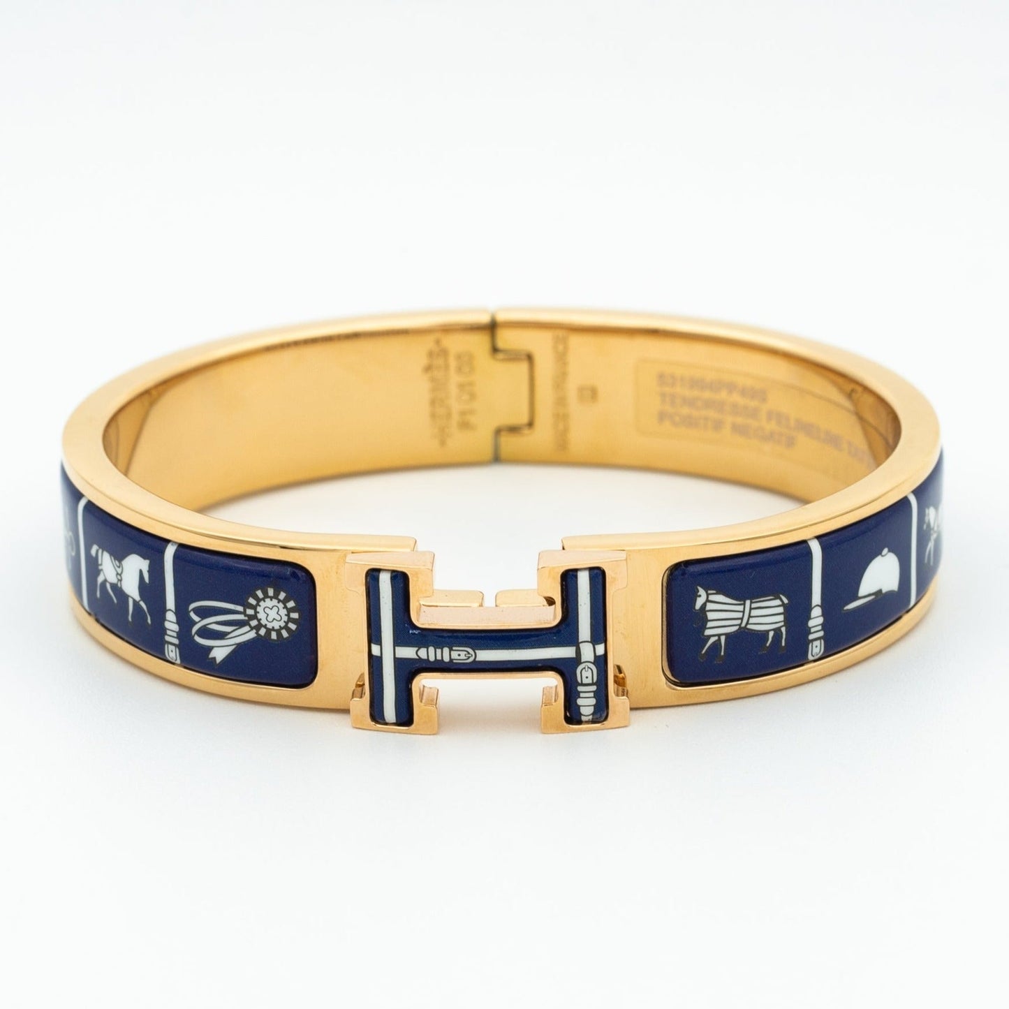[Okajuri Jewelry]H BRACELET BLUE CERAMIC