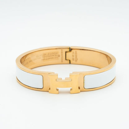 [Okajuri Jewelry]H WHITE BRACELET