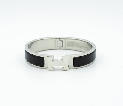[Okajuri Jewelry]H BLACK BRACELET