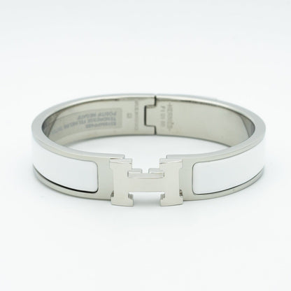 [Okajuri Jewelry]H WHITE BRACELET