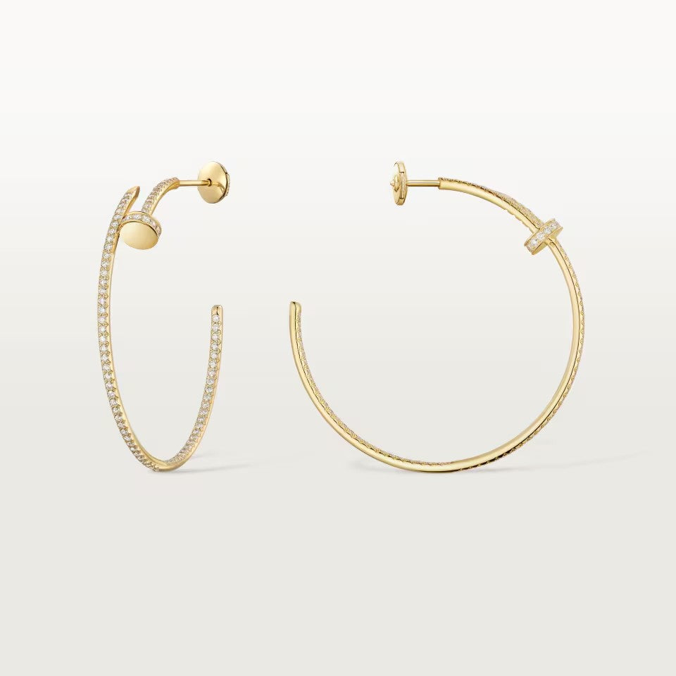 [Okajuri Jewelry] JUSTE FULL DIAMOND LARGE EARRINGS