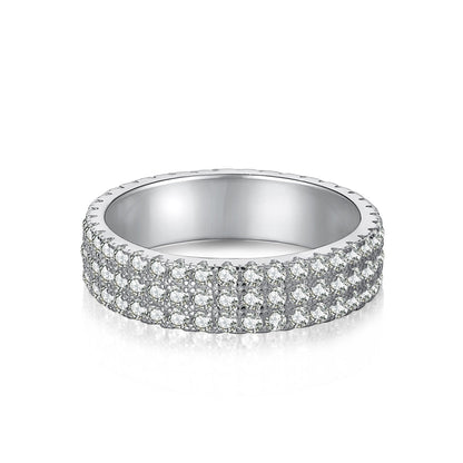 [Okajuri Jewelry]Dainty Round Cut Tennis Ring