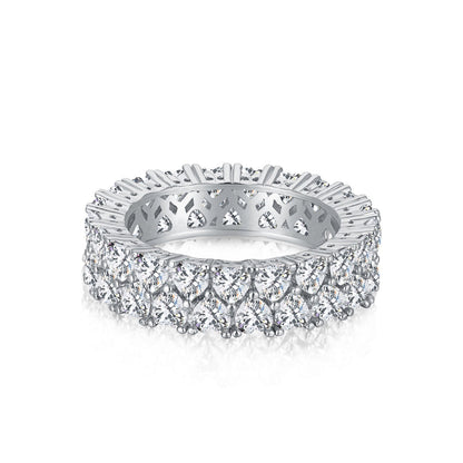 [Okajuri Jewelry]Sparkling Full Heart Ring