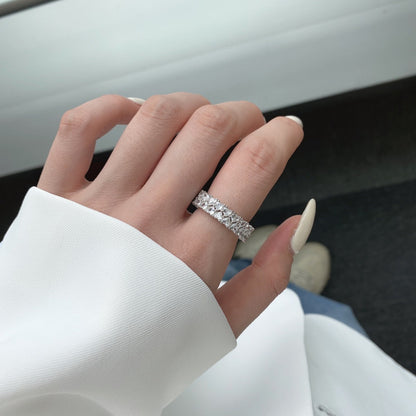 [Okajuri Jewelry]Sparkling Full Heart Ring