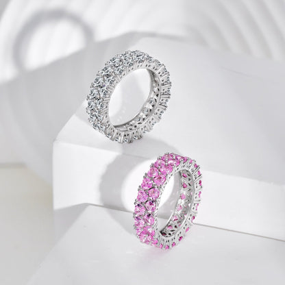 [Okajuri Jewelry]Sparkling Full Heart Ring