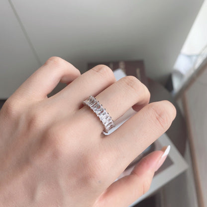 [Okajuri Jewelry]Unique Colorful Radiant Cut RIng