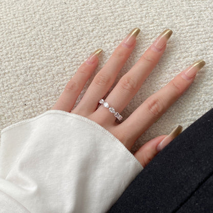 [Okajuri Jewelry]Exquisite Pear Cut Tennis Ring