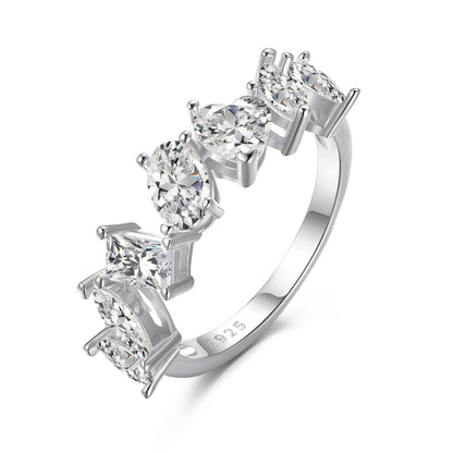 [Okajuri Jewelry]Delicate Multi Cut Ring