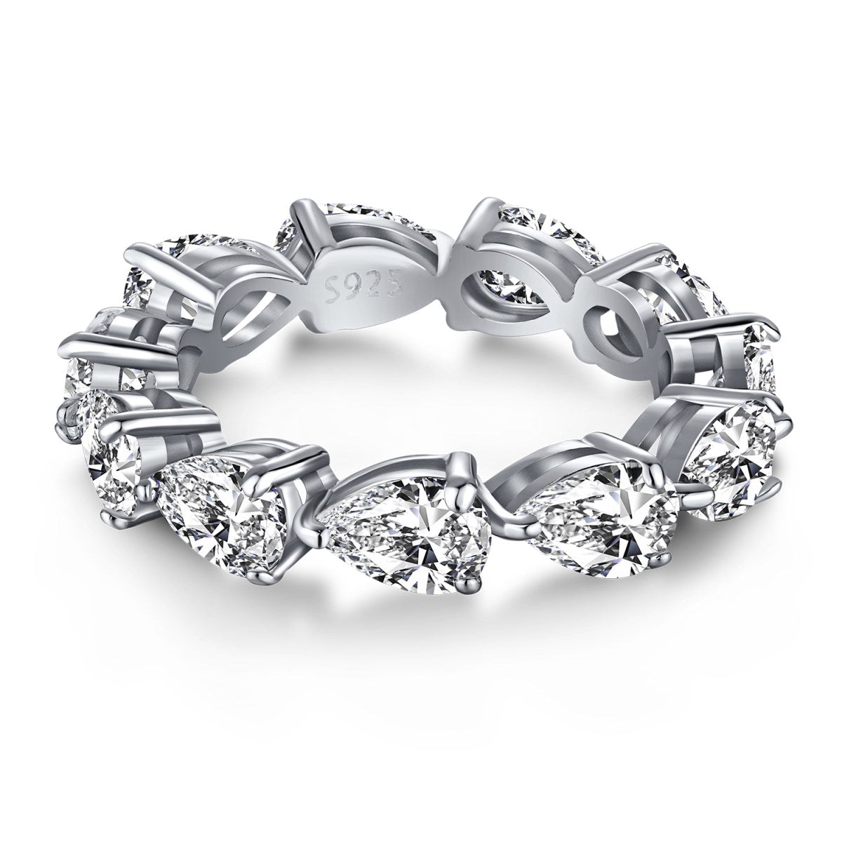 [Okajuri Jewelry]Exquisite Pear Cut Tennis Ring