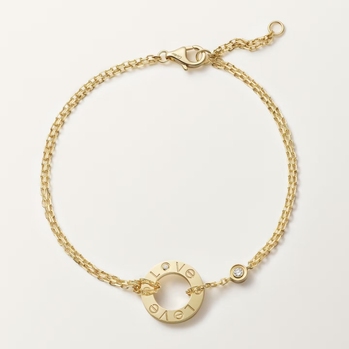 [Okajuri Jewelry] LOVE BRACELET 2 DIAMOND
