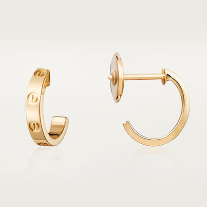 [Okajuri Jewelry] LOVE EARRINGS 2.65 MM NO DIAMOND SMALL