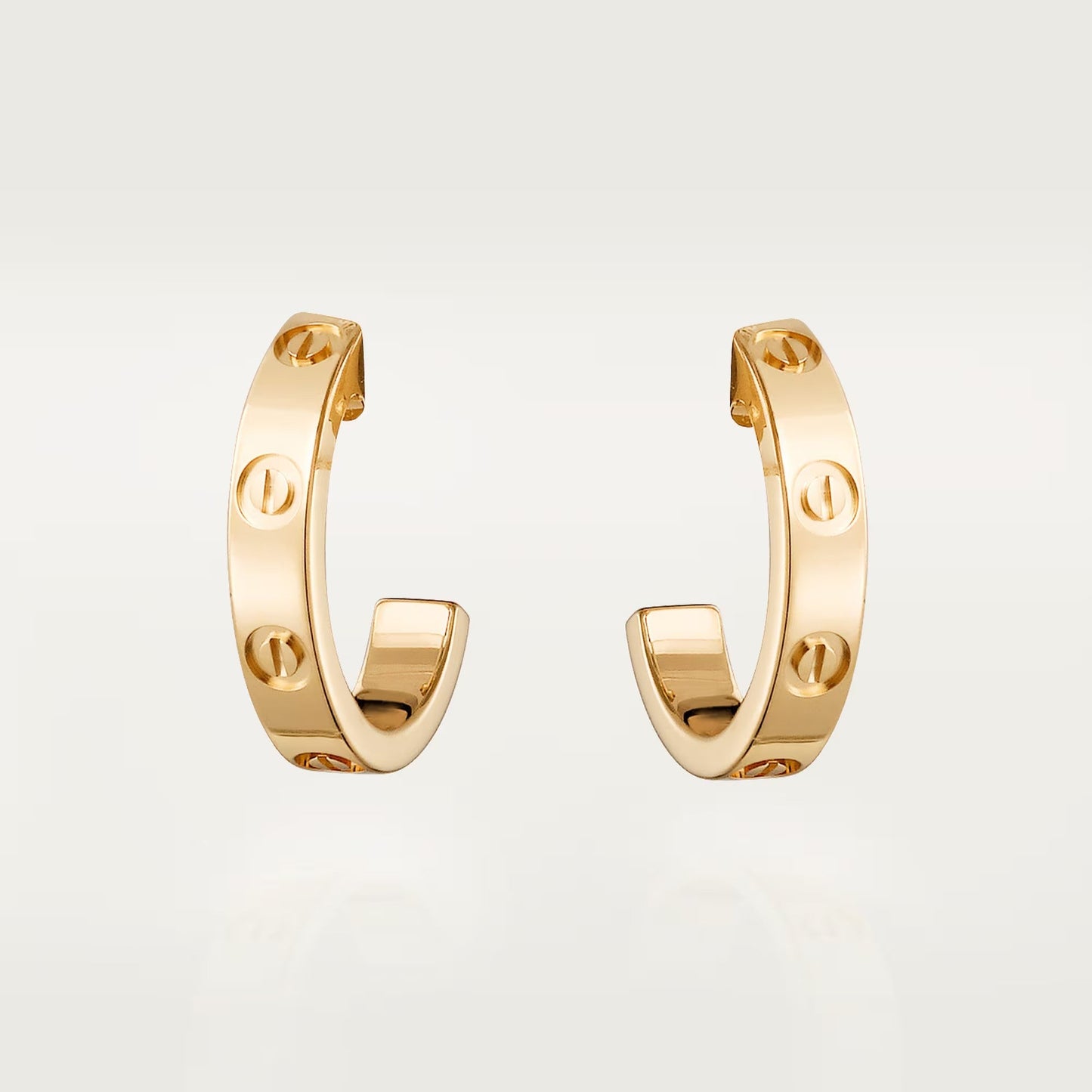 [Okajuri Jewelry] LOVE EARRINGS 2.65 MM NO DIAMOND SMALL