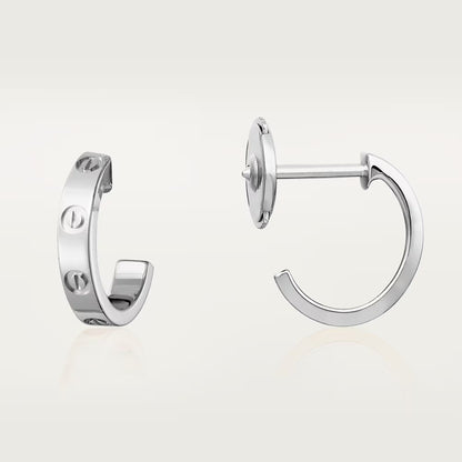 [Okajuri Jewelry] LOVE EARRINGS 2.65 MM NO DIAMOND SMALL