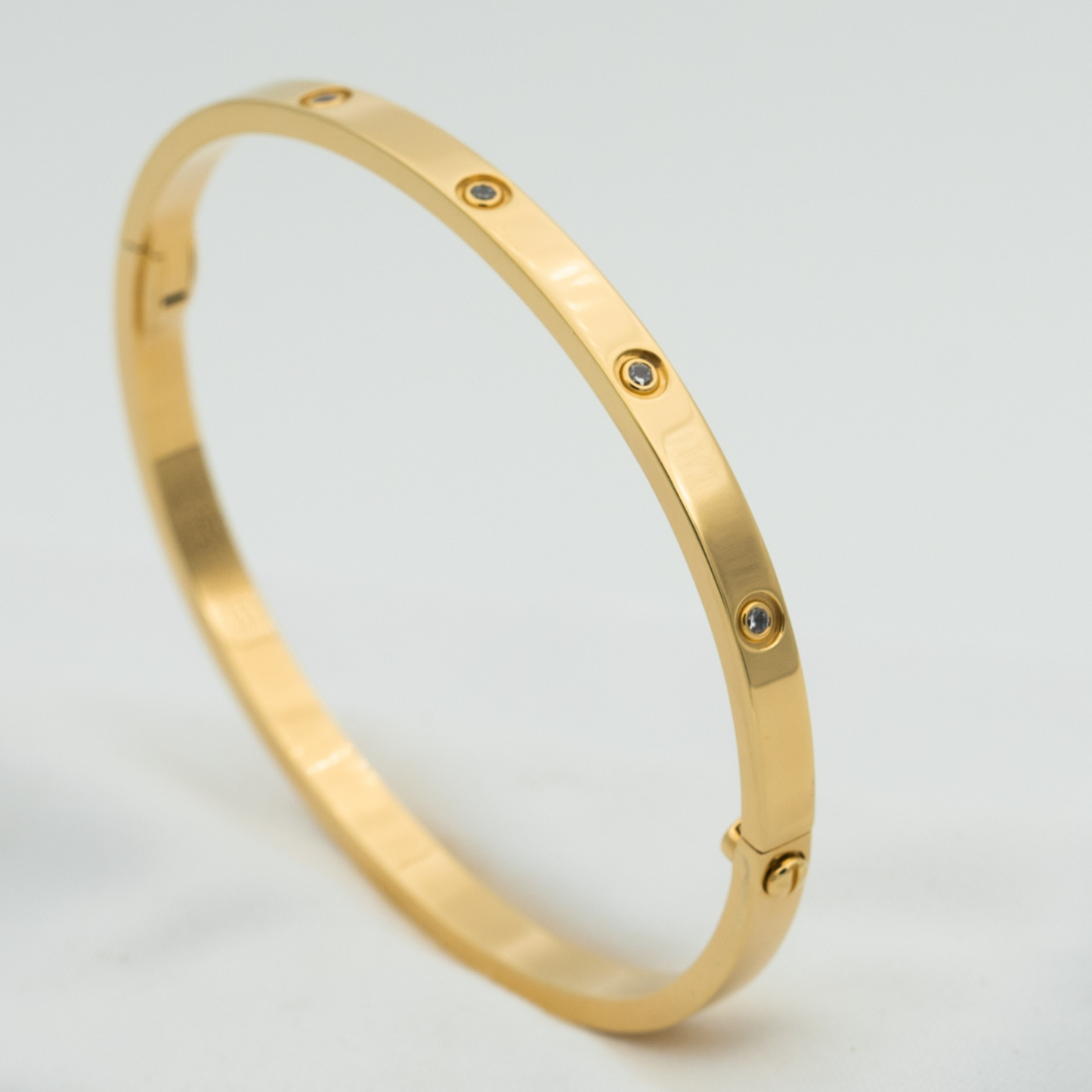 [Okajuri Jewelry]LOVE BRACELET 3.65MM 10 DIAMONDS