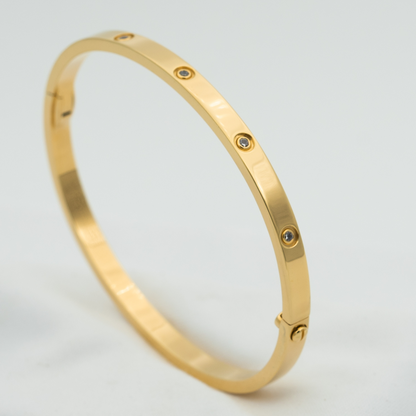 [Okajuri Jewelry]LOVE BRACELET 3.65MM 10 DIAMONDS