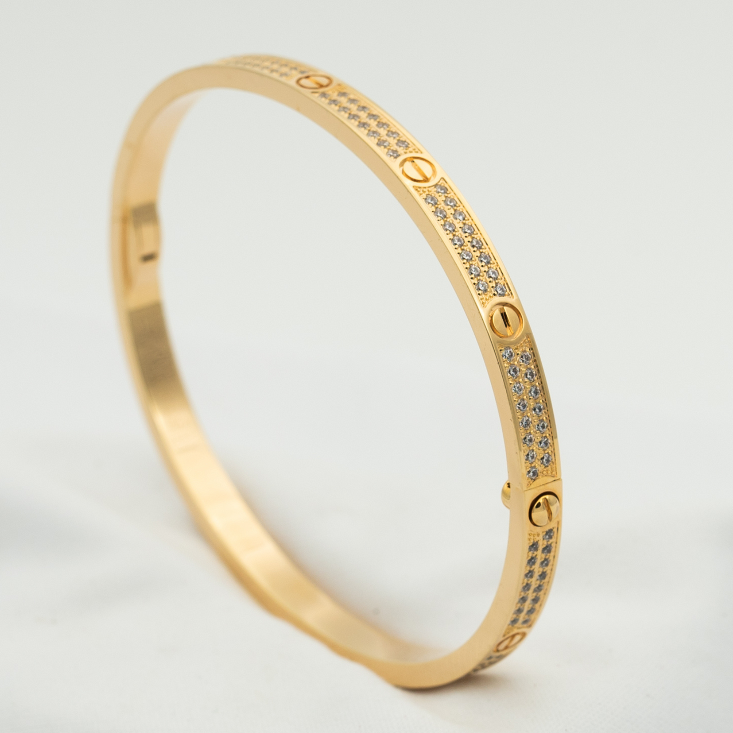 [Okajuri Jewelry]LOVE BRACELET 3.65MM DIAMOND-PAVED