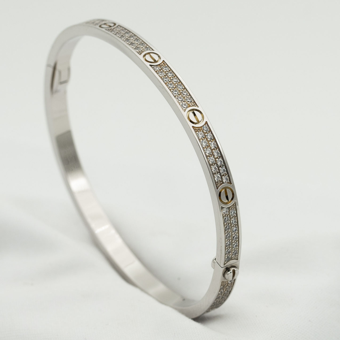[Okajuri Jewelry]LOVE BRACELET 3.65MM DIAMOND-PAVED