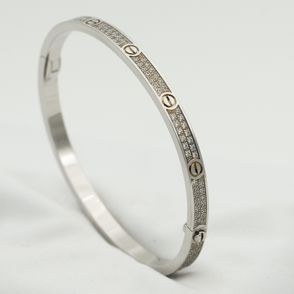 [Okajuri Jewelry]LOVE BRACELET 3.65MM DIAMOND-PAVED