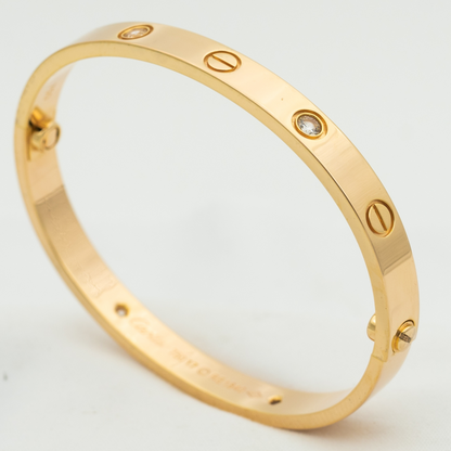 [Okajuri Jewelry]LOVE BRACELET 6.1MM 4 DIAMONDS