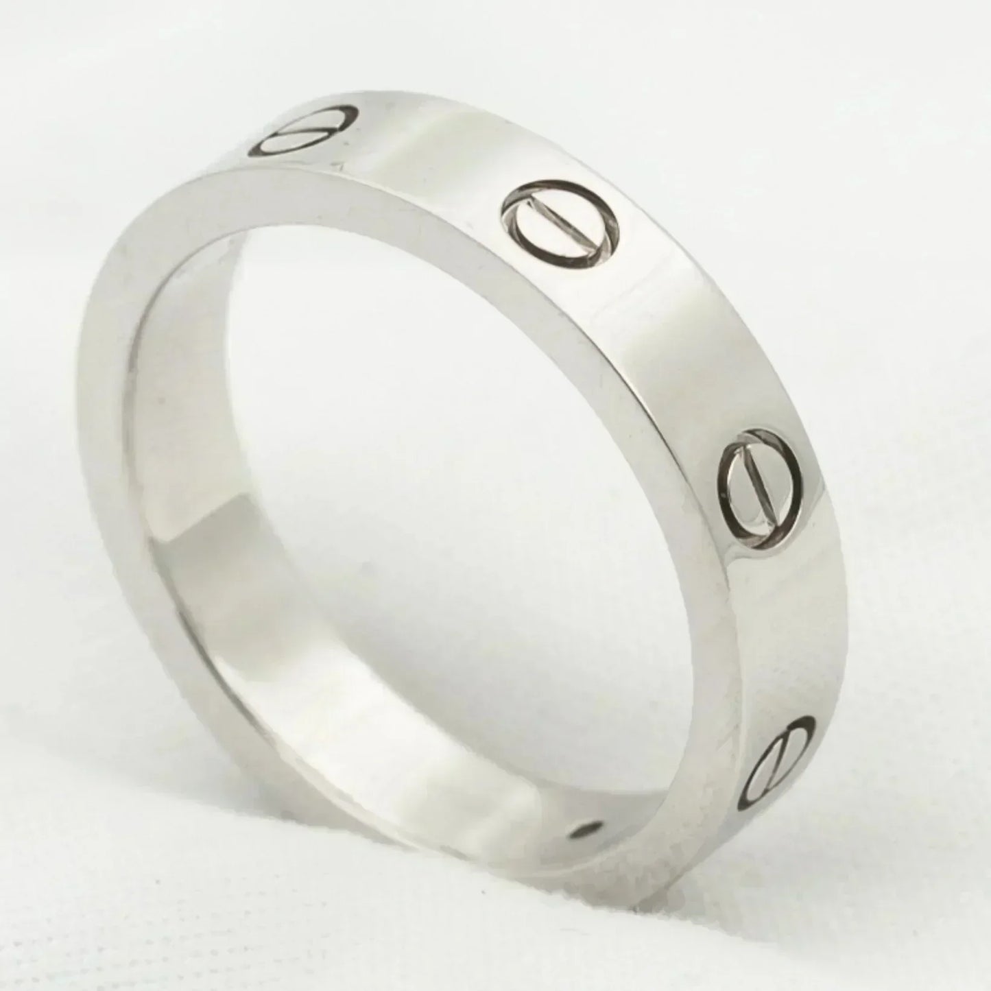 [Okajuri Jewelry]LOVE RING 4MM 1 DIAMOND SILVER