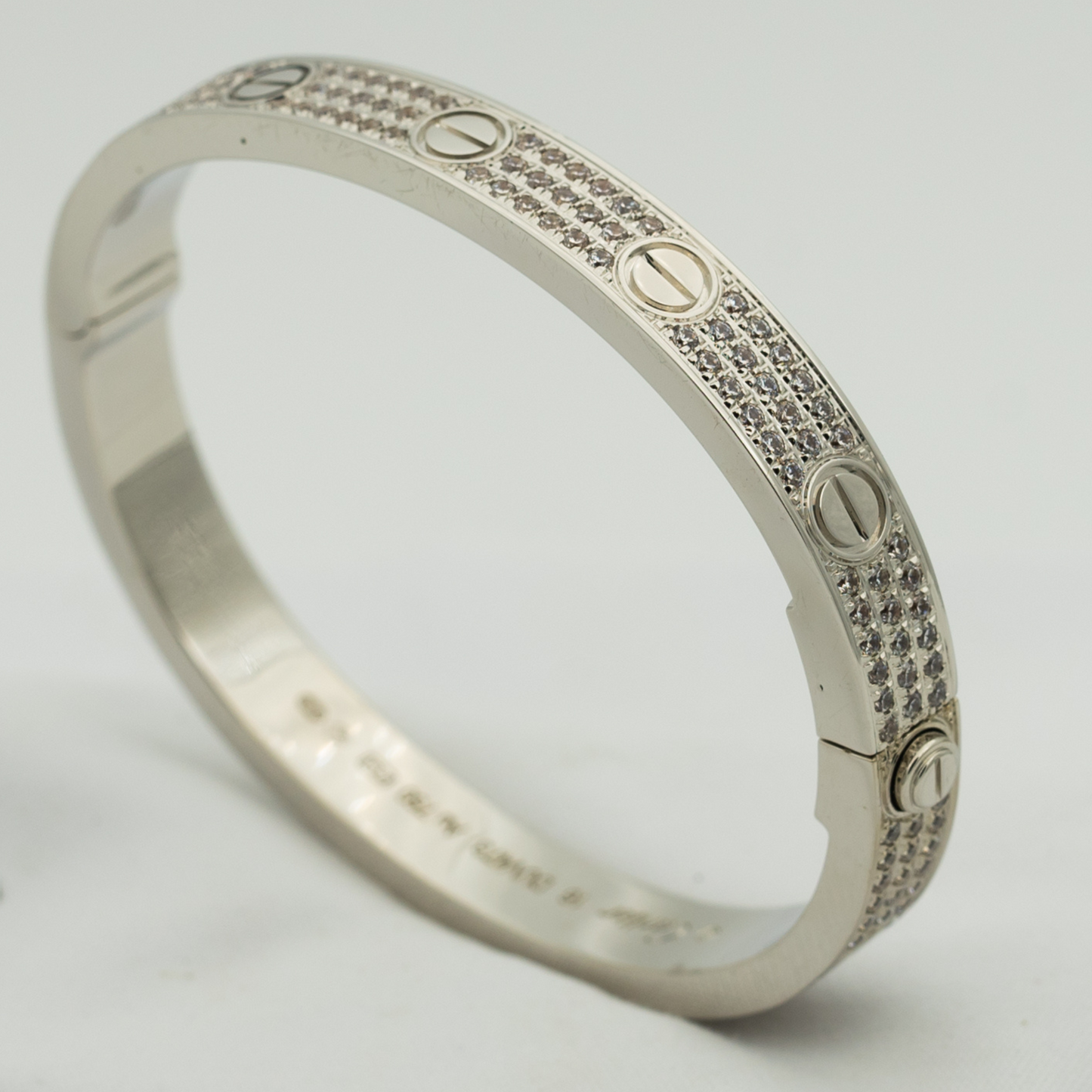 [Okajuri Jewelry]LOVE BRACELET 6.1MM DIAMOND-PAVED