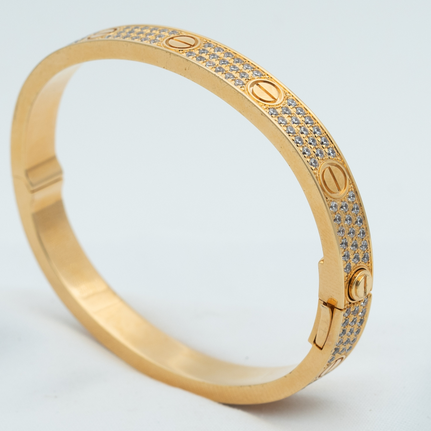 [Okajuri Jewelry]LOVE BRACELET 6.1MM DIAMOND-PAVED