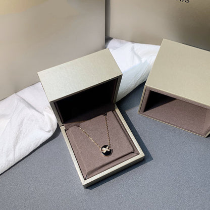 [Okajuri Jewelry]JEUX DE PINK GOLD DIAMOND NECKLACE