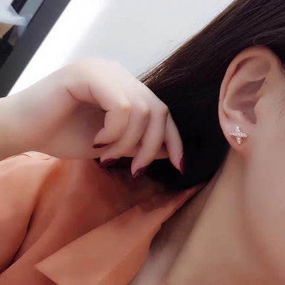 [Okajuri Jewelry]JEUX DE GOLD DIAMOND EARRINGS