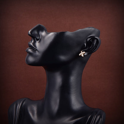 [Okajuri Jewelry]JEUX DE GOLD DIAMOND EARRINGS