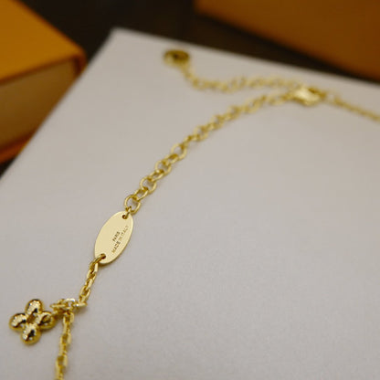 [Okajuri Jewelry]BLOOMING SUPPLE NECKLACE BRASS
