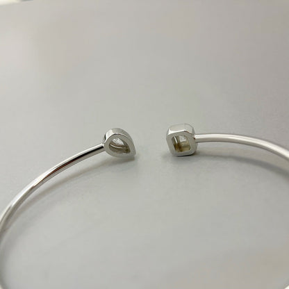 [Okajuri Jewelry]JONC FLEX MY TWIN TOI & MOI SILVER DIAMOND BRACELET