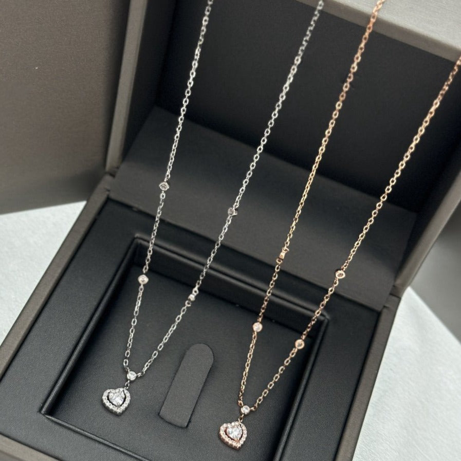 [Okajuri Jewelry]JOY HEART DIAMOND NECKLACE