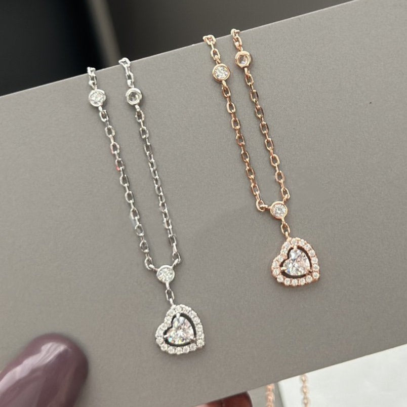 [Okajuri Jewelry]JOY HEART DIAMOND NECKLACE
